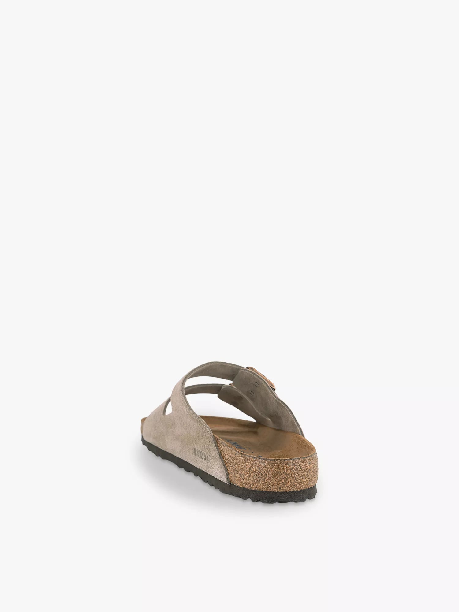 Birkenstock Arizona Taupe Suede Two Strap Sandals