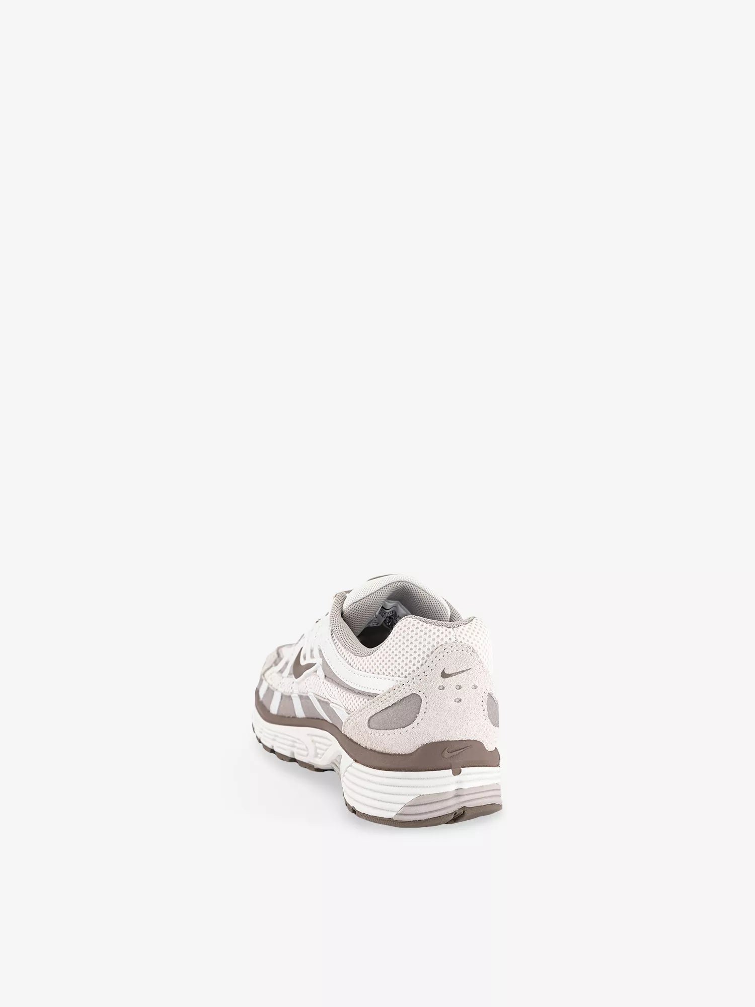 NIKE P-6000 Logo-Embroidered Leather And Mesh Low-Top Trainers